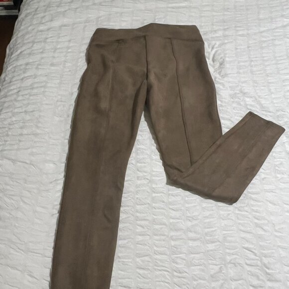 Spanx Faux Suede Leggings - Caramel - Size M - EUC - Picture 6 of 7